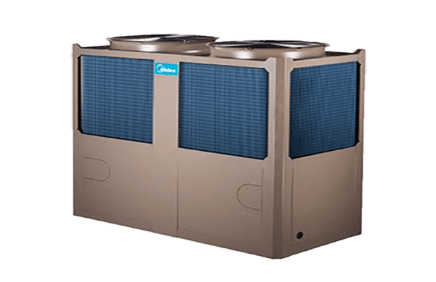 商用中央空调工程设备美的空气源热泵130kw H型风冷模块机组